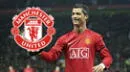 Cristiano Ronaldo estampó su firma con Manchester United hasta 2023