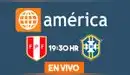 VER América TV EN VIVO: transmisión Perú 0-2 Brasil por Eliminatorias