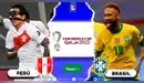 Ver AQUÍ Perú vs. Brasil EN VIVO y ONLINE América tvGO: 0-2 por Eliminatorias