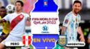 VER Perú vs. Argentina EN VIVO ONLINE por América y Latina: 0-0