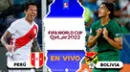 Perú vs. Bolivia EN VIVO: a qué hora juegan y qué canal transmite Eliminatorias