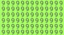 ¿Ves el error?: encuentra la "g" entre los "9" en difícil reto visual