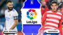 Ver Real Madrid vs. Granada EN VIVO: ST 1-4 por fecha 13 de LaLiga