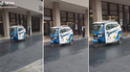 Mototaxi se estaciona en el hotel Sheraton y usuarios bromean con visita de 'Toretto'