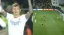 Una obra de arte: Toni Kroos y su golazo para el 2-0 del Real Madrid sobre Sheriff