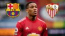 Barcelona podría ser atrasado por Sevilla con fichaje de Anthony Martial