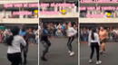 Video viral: Mujer se roba el show en Centro de Lima con increíble danza