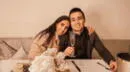 Melissa Paredes y Rodrigo Cuba son imagen de la 'familia feliz' en libro de inglés