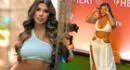 Yahaira Plasencia dejó mostrar imponente look en los Premios Heat 2022 - VIDEO