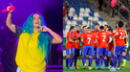 Usuarios bromean luego que Karol G vista camiseta ecuatoriana: "Chile pondrá denuncia"
