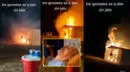 'Don Gilberto' en peligro: Así se grabó el incendio de la casa de 'Los González' - VIDEO