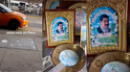 TikTok: usan imagen de Nicolás Maduro en negocio de recuerdos fúnebres - VIDEO
