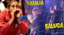 Usuarios se molestan con Natalia Málaga "por no saludar" durante concierto en Italia: "Sobrada"