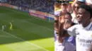Vinicius y la espléndida 'pintura' con la que abrió el marcador ante el Real Betis - VIDEO
