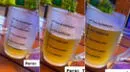 Muestra peculiar vaso con 'termómetro' de alcohólicos y usuarios reaccionan: "¡Para la pinchanga!"