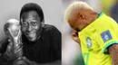 Pelé ha muerto: Neymar enternece las redes con emotivo mensaje para 'O Rei'