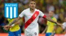 Racing quiere a Paolo Guerrero: el sorpresivo contrato que ofrecerá al delantero