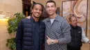 André Carrillo y Cristiano Ronaldo se juntan previo al duelo contra el PSG de Lionel Messi