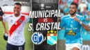 Deportivo Municipal 0-1 Sporting Cristal EN VIVO: minuto a minuto vía GOLPERÚ