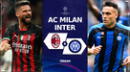 Milan vs. Inter de Milan EN VIVO: alineaciones, cuándo y a qué hora ver la Champions League