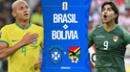 Brasil vs. Bolivia EN VIVO ONLINE GRATIS: transmisión del partido