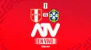 Canal 9 - ATV EN VIVO por internet, Perú vs. Brasil por Eliminatorias 2026