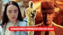 Ganadores Premios Oscar 2024: Revive los mejores momentos y conoce la lista completa