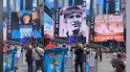 Universitario: Lucen video de la vandalizada estatua de Lolo Fernández en Time Square de Nueva York