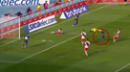 Merentiel marcó el 3-1 tras un contragolpe y sentenció a River por la Copa de la Liga