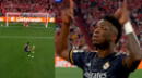 Vinícius engañó a Neuer y anotó de penal el 2-2 de Real Madrid ante el Bayern Múnich