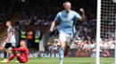 Manchester City goleó a Fulham por 4-0 y es único líder de la Premier League