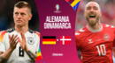 Alemania vs Dinamarca EN VIVO por Eurocopa 2024: a qué hora juega, pronóstico y canal de TV