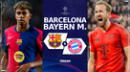 Barcelona vs. Bayern Múnich VIVO: A qué hora y dónde ver HOY el partido por Champions League