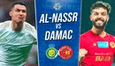 Al-Nassr - Damac FC EN VIVO con Cristiano Ronaldo: TRANSMISIÓN ONLINE del partido