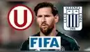 FIFA destaca visita de Lionel Messi a Universitario pero lo puso junto a figura de Alianza Lima