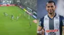 La reacción de Trauco durante celebración de sus compañeros en el triunfo de Alianza Lima
