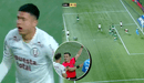 Jairo Concha anotó un golazo que silenció el Allianz Parque, pero fue anulado por offside
