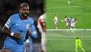 ¡Se hunde la ilusión! Rodrigo Aguirre marcó de cabeza el 1-0 de Uruguay vs Perú