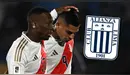 Las dos figuras de selección que no llegarán a Alianza Lima para la próxima temporada