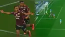 ¡Tras gran jugada de Vélez! Álex Valera le reventó el arco a Enríquez y anotó el 1-0 de la 'U'