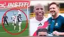 Cuto Guadalupe casi lesiona al presidente de la Conmebol en el "Partido de Leyendas" - VIDEO