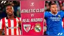 Real Madrid vs. Athletic Bilbao EN VIVO y EN DIRECTO por ESPN: minuto a minuto