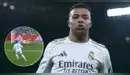 ¡SIUUU! Mbappé marcó gol para Real Madrid e igualó el récord de Cristiano con dedicatoria - VIDEO
