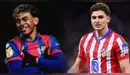 Barcelona vs Atlético de Madrid por Copa del Rey: alineaciones de Flick y Simeone