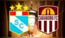 ¿Qué canal transmite el partido de Sporting Cristal vs. Carabobo EN VIVO HOY?