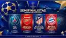 Clasificados a semifinales Champions League 2025-26: así quedaron los cruces y el camino a la final