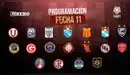 Partidos de Liga 1: programación y canales para ver partido por la fecha 11 del Torneo Apertura
