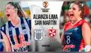 ¿A qué hora juega Alianza Lima vs. San Martín vóley HOY y dónde ver EN VIVO la final?
