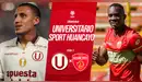 Universitario vs. Sport Huancayo EN VIVO por internet GRATIS vía Liga 1 MAX
