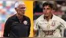 Héctor Cúper y el gesto con Martín Pérez Guedes tras su posible salida de Universitario